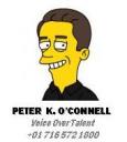 Peter O’Connell, Voice Over Talent, headshot