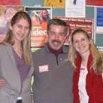 Peter O'Connell (center) with Erica Bontje and Stephanie Ciccarelli from Voices.com