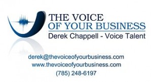 Derek Chappell - Male Voice Talent (Card Front)