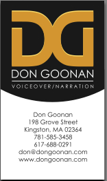 Don Goonan - Male Voice Talent