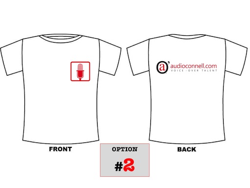 audio'connell t-shirt design option #2