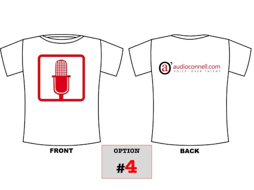 audio'connell t-shirt design option #4