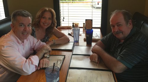 Voice-Over Talents Peter K. O'Connell, Debra Stamp and Rowell Gormon in Raleigh, NC April 2015