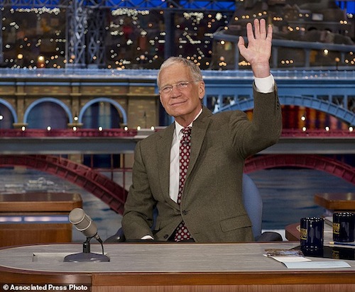  David Letterman announces his retirement Photo copyright Associated Press