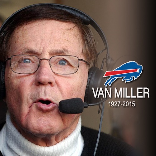  Buffalo Broadcasting Legend Van Miller Photo Courtesy Buffalo Bills