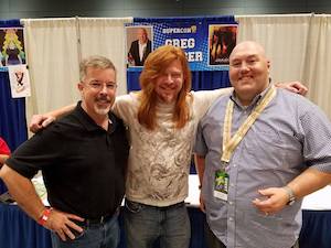 Voice Talent Peter K. O'Connell, Author David Atkins and Voice Talent Greg Houser