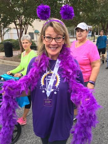 Diane Merritt Walk Against Alzheimer's Disease 2017