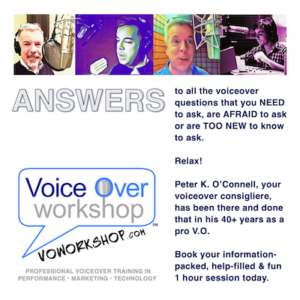 Voiceover Workshop Peter K. O'Connell voworkshop.com