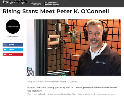VoyageRaleigh Voice Actor Peter K. O'Connell
