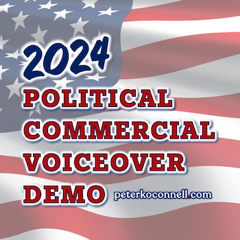 Political Commercial Voiceover Demo - Peter K. O'Connell