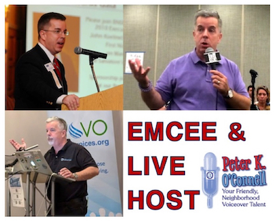 Peter K. O'Connell 2024 Live Announcer, Emcee & Live Host