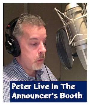 Peter K. O'Connell Voice of God in the Announcer's Booth