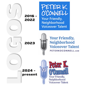 Logos used by Voice Actor Peter K. O'Connell from 2016 to present (2025)