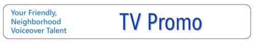 2020 Design of the TV Promo Voiceover Demo Banner on peterkoconnell.com