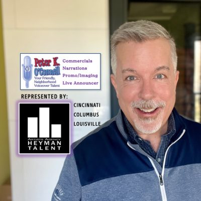 Heyman Talent Artists Agency represents voiceover talent Peter K. O'Connell