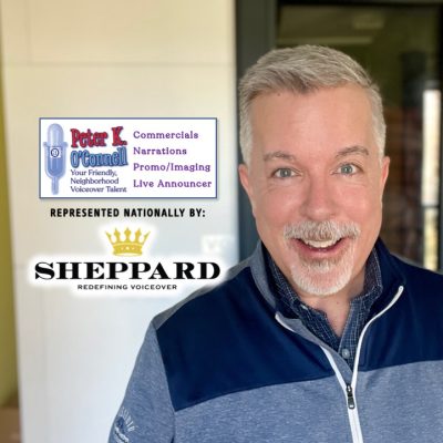 Sheppard Agency represent voiceover talent Peter K. O'Connell