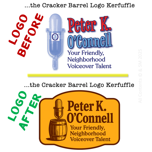 Peter K. O'Connell Voiceover Logo Cracker Barrel Rebranding