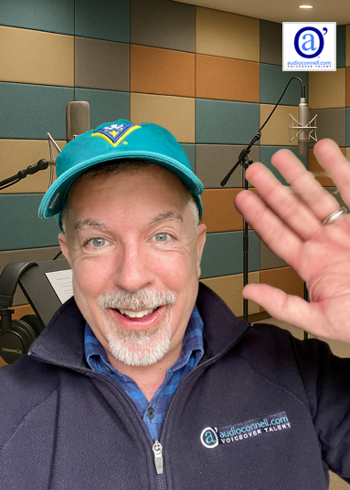 American male voice actor Peter K. O'Connell