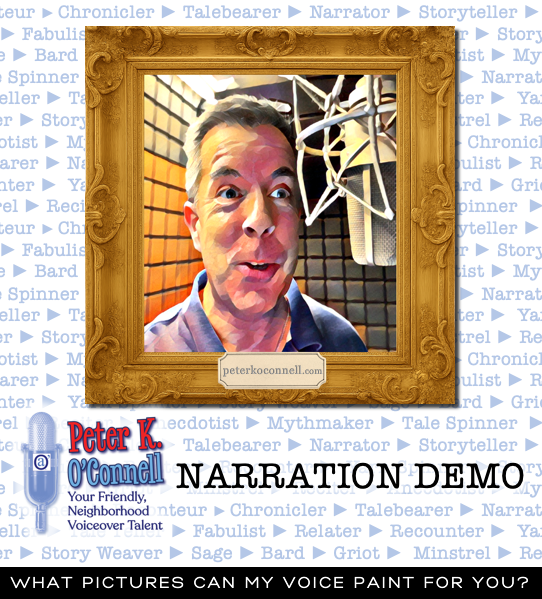 Peter K. O'Connell Narration Voiceover Demo