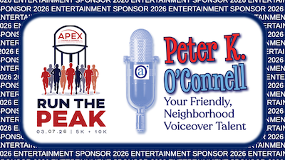 Peter K OConnell Live Emcee Apex Chamber Run The Peak 400