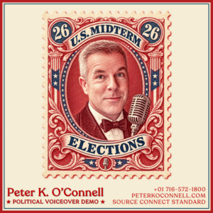 Male Political Voiceover Talent for Radio, TV & Campaign Ads - Peter K. O'Connell
