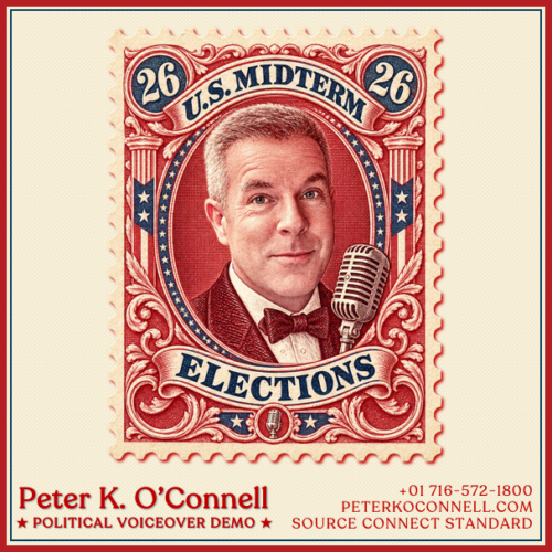 Male Political Voiceover Talent for Radio, TV & Campaign Ads - Peter K. O'Connell